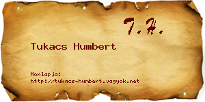 Tukacs Humbert névjegykártya